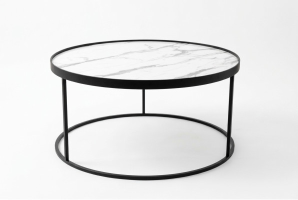 Coffee table luxury living room furniture table black side table design