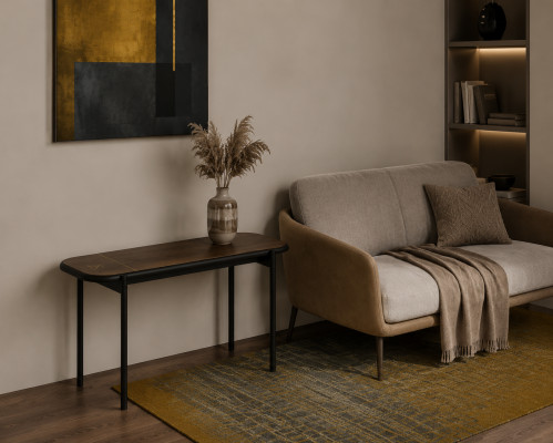 Living room coffee table luxury furniture table brown side table design