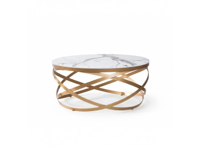 Coffee table furniture table luxury gold modern living room design stainless steel