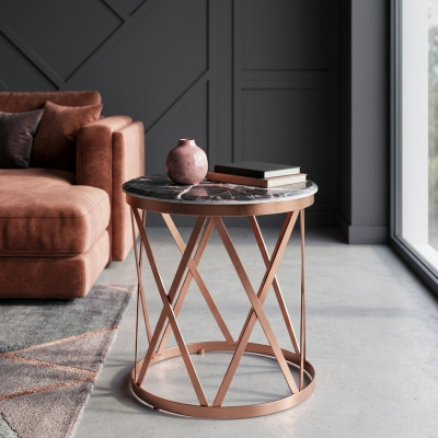 Living room side table luxurious luxury furniture table brown design new