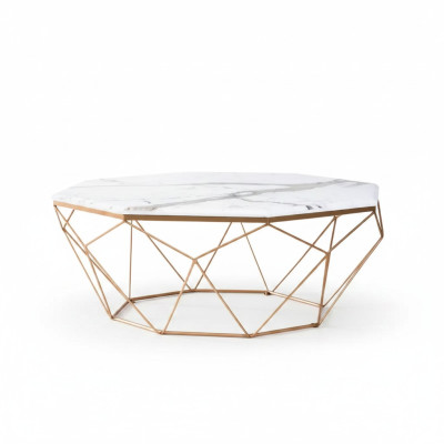 Coffee table furniture table gold luxury new modern living room design metal