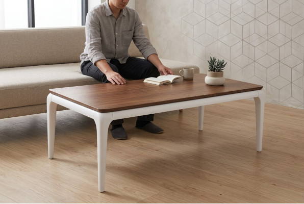 Luxury brown coffee table living room furniture table wood luxury design new