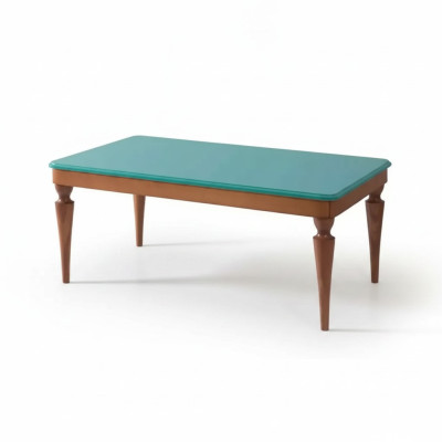 Coffee table wooden table luxury furniture design living room table modern brown
