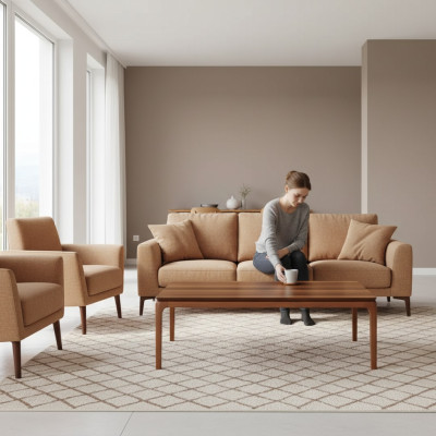 Coffee table Modern Living Room Furniture Stylish Table Wood Luxury Design