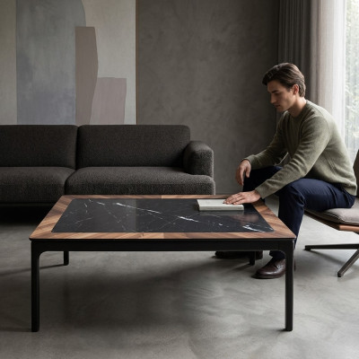 Furniture table luxury modern coffee table living room design black