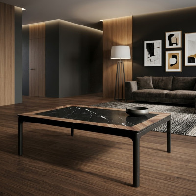 Furniture table luxury modern coffee table living room design black
