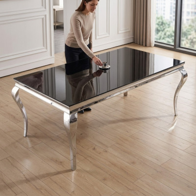 Gray dining table rectangular dining room table luxury wooden tables tables