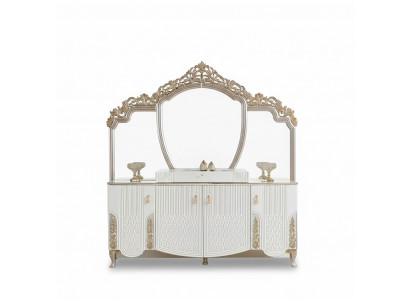 Sideboard with mirror luxury new rocking modern living room material