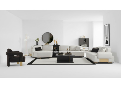 Living room set corner sofa L-shape 3-piece sofa couch set furniture sofas