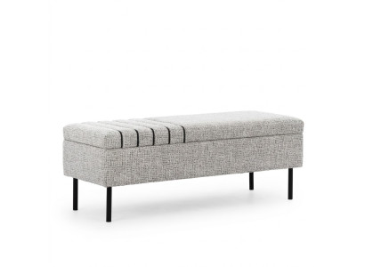 Modern gray bedroom bench luxurious bed bench wooden frame new