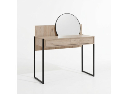Brown makeup table mirror modern dressing table luxury wood furniture