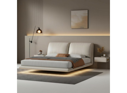 White wall bed, bedroom designer, wooden frame furniture, double beds