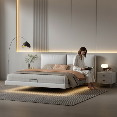 White bedroom wall bed designer beds wooden frame double beds