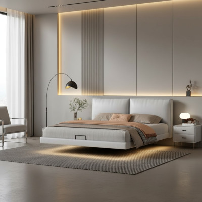 White bedroom wall bed designer beds wooden frame double beds