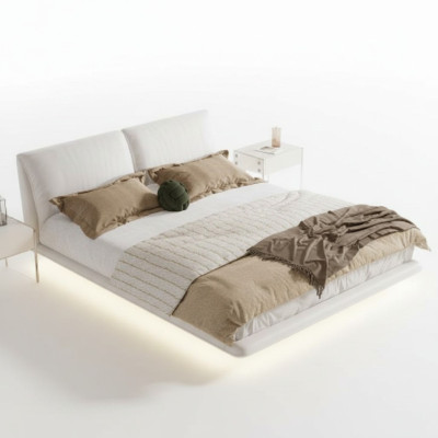 White bedroom bed designer textile beds luxury wood double beds