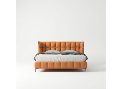 Oranges double bed bedroom furniture textile beds wooden frame stylish