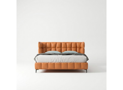Oranges double bed bedroom furniture textile beds wooden frame stylish