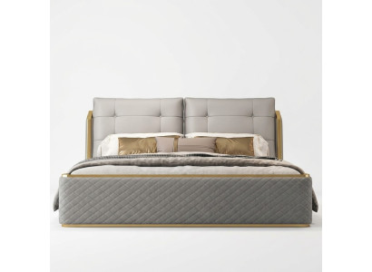 Designer White Bedroom Bed Luxury Double Beds Wood Frame Modern
