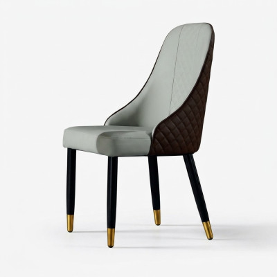 Black-Grey Dining Chair Luxurious Dining Furniture Wooden Chairs New
