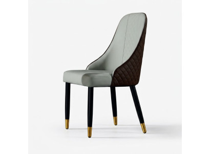 Black-Grey Dining Chair Luxurious Dining Furniture Wooden Chairs New