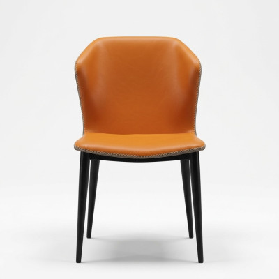 Black-Orange Dining Chair Designer Chairs Modern Armchairs New