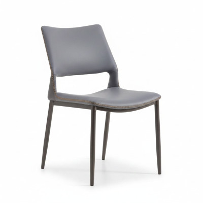 Gray dining chair designer 1-seater luxury armchairs one-seater new