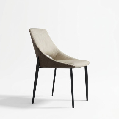 Beige dining chair modern new wooden chairs stylish armrest chairs