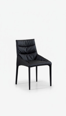 Black Upholstered Dining Chair Designer Textile Chairs Dining Room Furniture