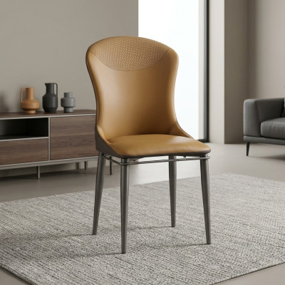 Brown dining room armchair luxurious upholstered chairs modern wooden chairs