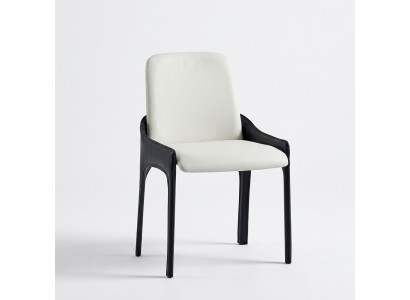 Modern white-black dining chair designer dining furniture chair.