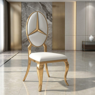 Dining room white leather chair designer armchair upholstered chairs new