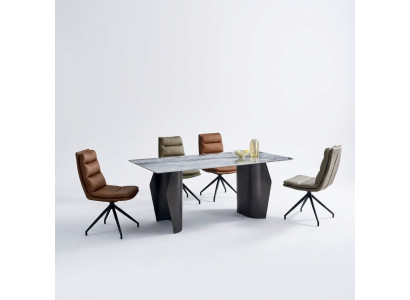 Dining room set dining table 6x chairs upholstered chairs designer luxury furniture