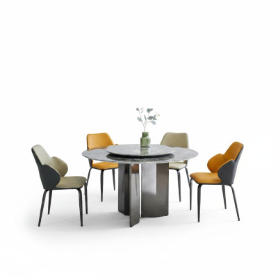 Gray round dining tables kitchen table luxurious wooden tables table