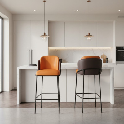 Two-tone bar stool designer 1-seater modern lounge chairs lounge furniture