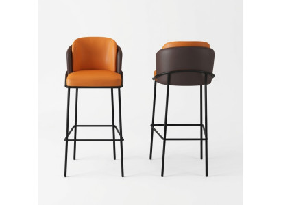 Two-tone bar stool designer 1-seater modern lounge chairs lounge furniture