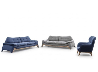 Modern living room couch set 3+3 seater upholstered armchair sofa set