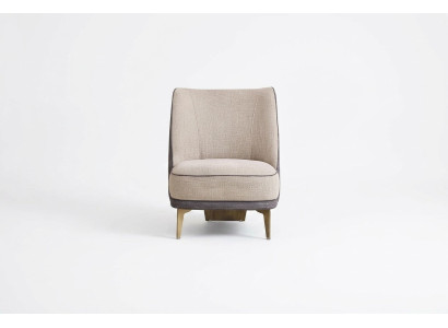 Gray-beige armchair designer single-seater armchair living room 1-seater new