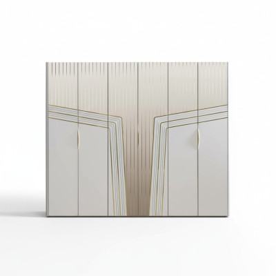 Modern white wardrobe wooden cabinet bedroom luxury furniture new
