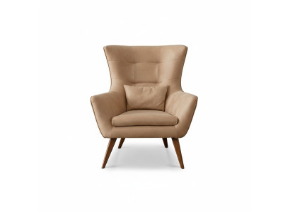 Living room armchair beige design couch luxury new relax lounge upholstery