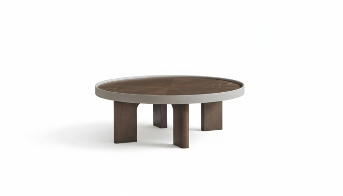 Modern Round Coffee Table Designer Brown Coffee Tables Living Room Table