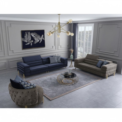 Living room set sofa suite 431 seater luxury furniture design upholstered furniture