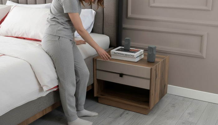 Brown bedroom nightstand stylish nightstands with drawers new