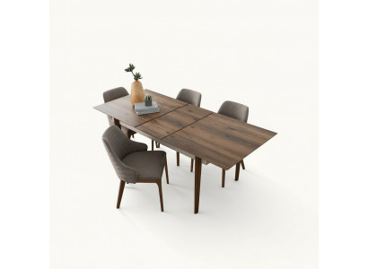 Large dining room brown table wood furniture designer dining room tables