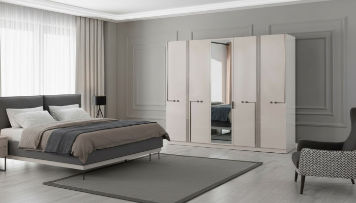 Modern wardrobe designer bedroom cabinets 4-door wardrobe