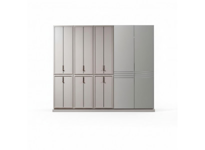 Gray bedroom wardrobe luxury cabinets wooden wardrobe furniture cabinet
