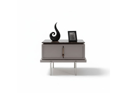 Brown Nightstand Stylish Bedroom Wood Furniture Designer Furniture New