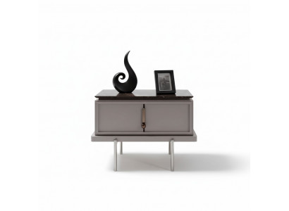 Brown Nightstand Stylish Bedroom Wood Furniture Designer Furniture New