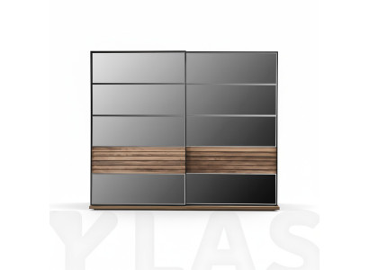 Black wardrobe modern bedroom furniture wardrobe wooden wardrobe