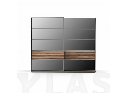 Black wardrobe modern bedroom furniture wardrobe wooden wardrobe