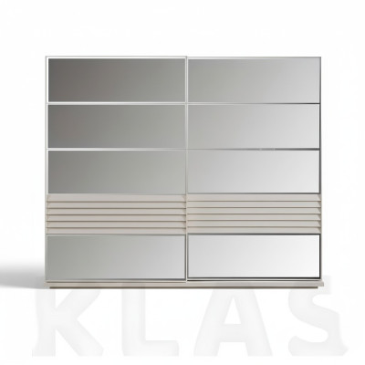 Designer gray wardrobe wooden cabinet bedroom luxury cupboards